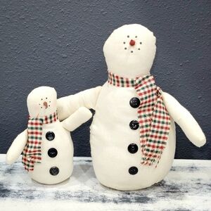 Snowman Shelf Sitters Table Christmas Holiday Decor L/2 Country Rustic Modern A+